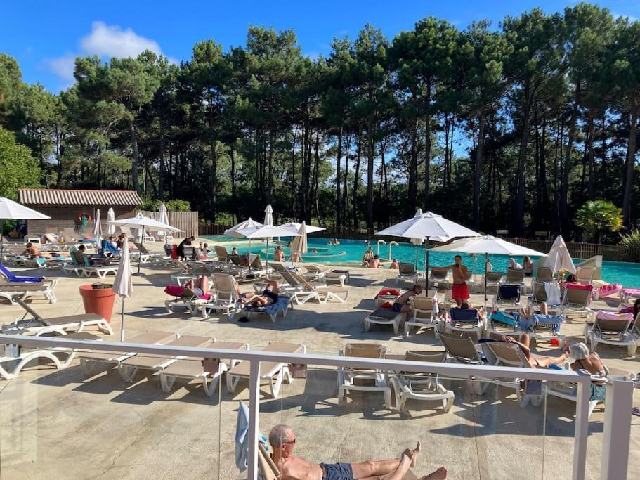 Appart' Dans Les Pins, Ocean, Lac, Piscine 라카노오세앙 외부 사진