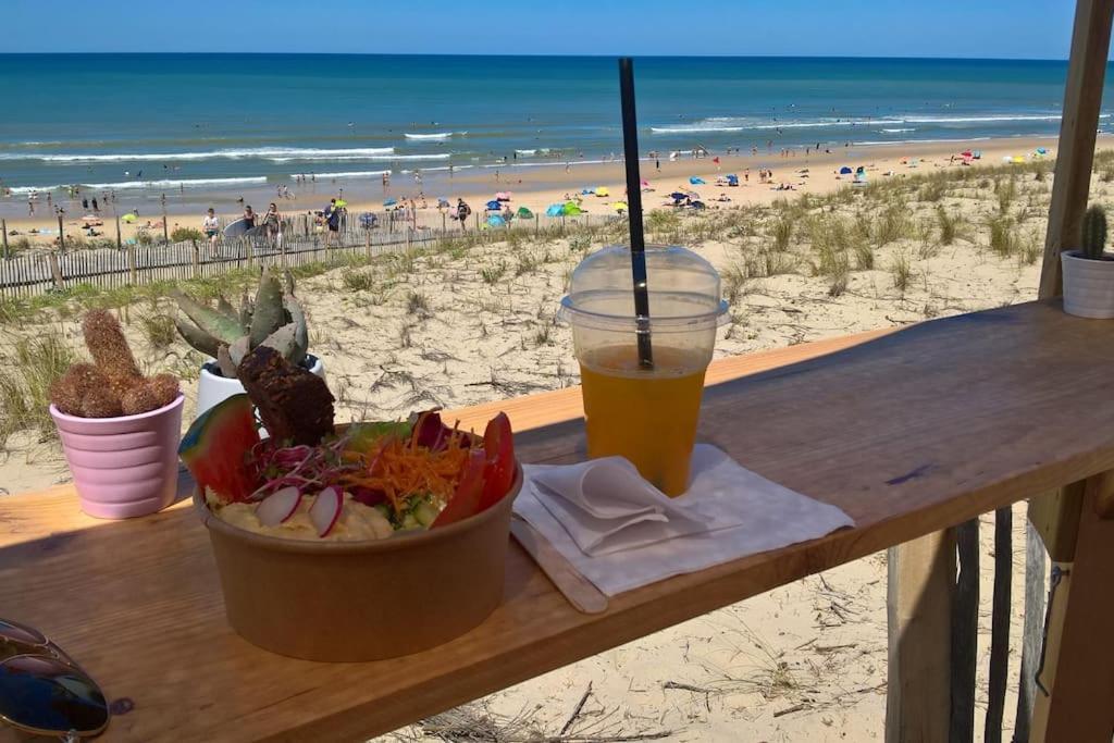 Appart' Dans Les Pins, Ocean, Lac, Piscine 라카노오세앙 외부 사진